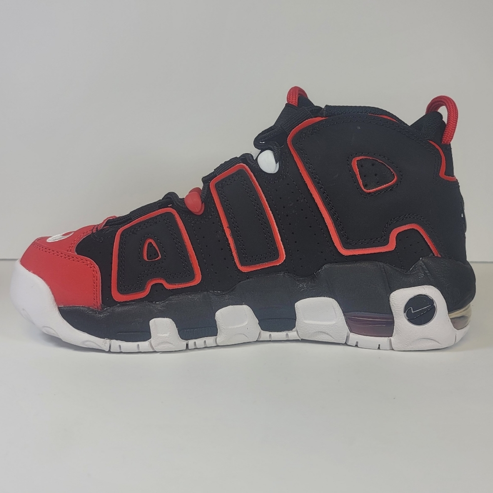 Nike Air More Uptempo 96 GS Black FB1344-001 Basketball Big Kids Sizes - Picture 3 of 9